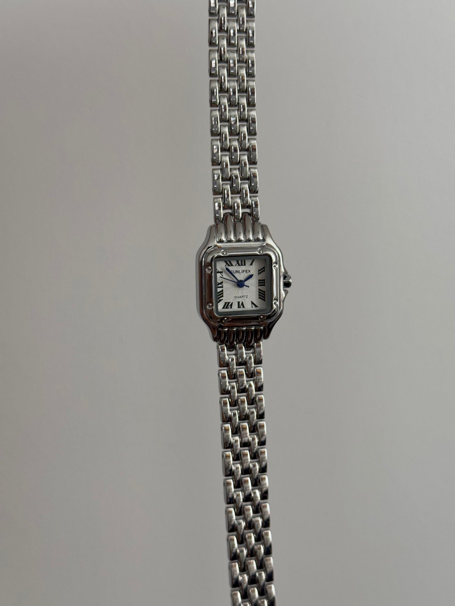 Silver Toned Panthere-esque Watch