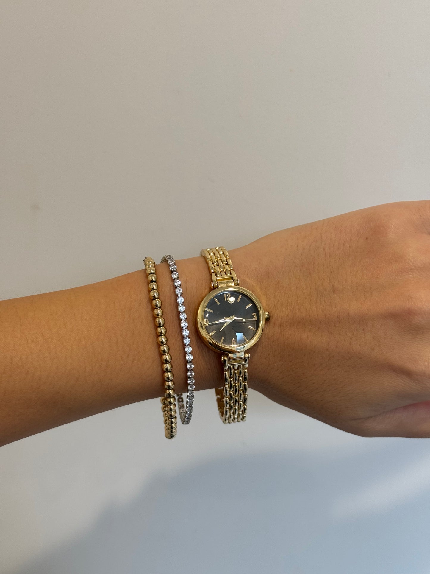 Circular Gold-Toned Watch