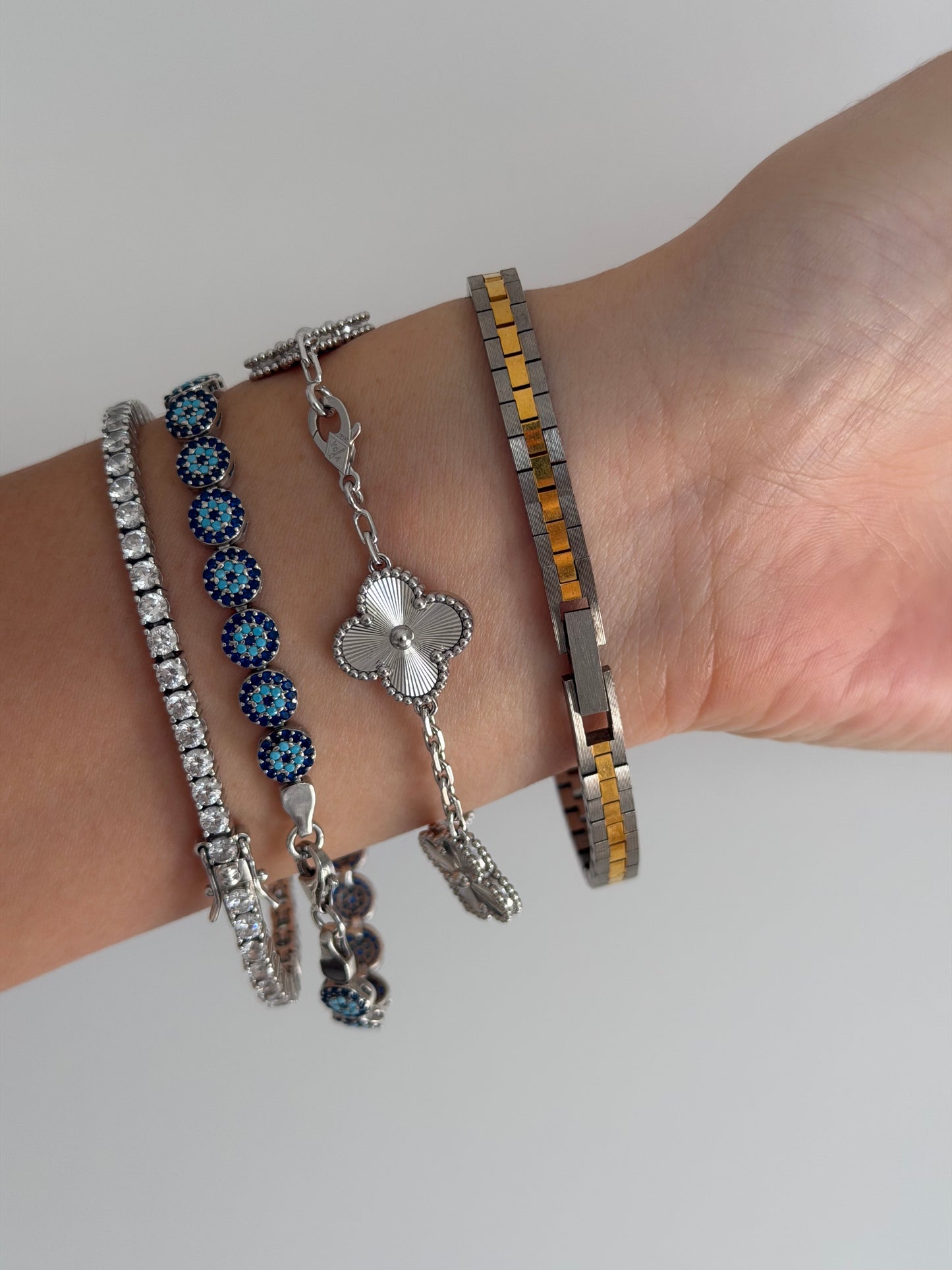 Dainty Square Dial Waltham Two Toned Watch