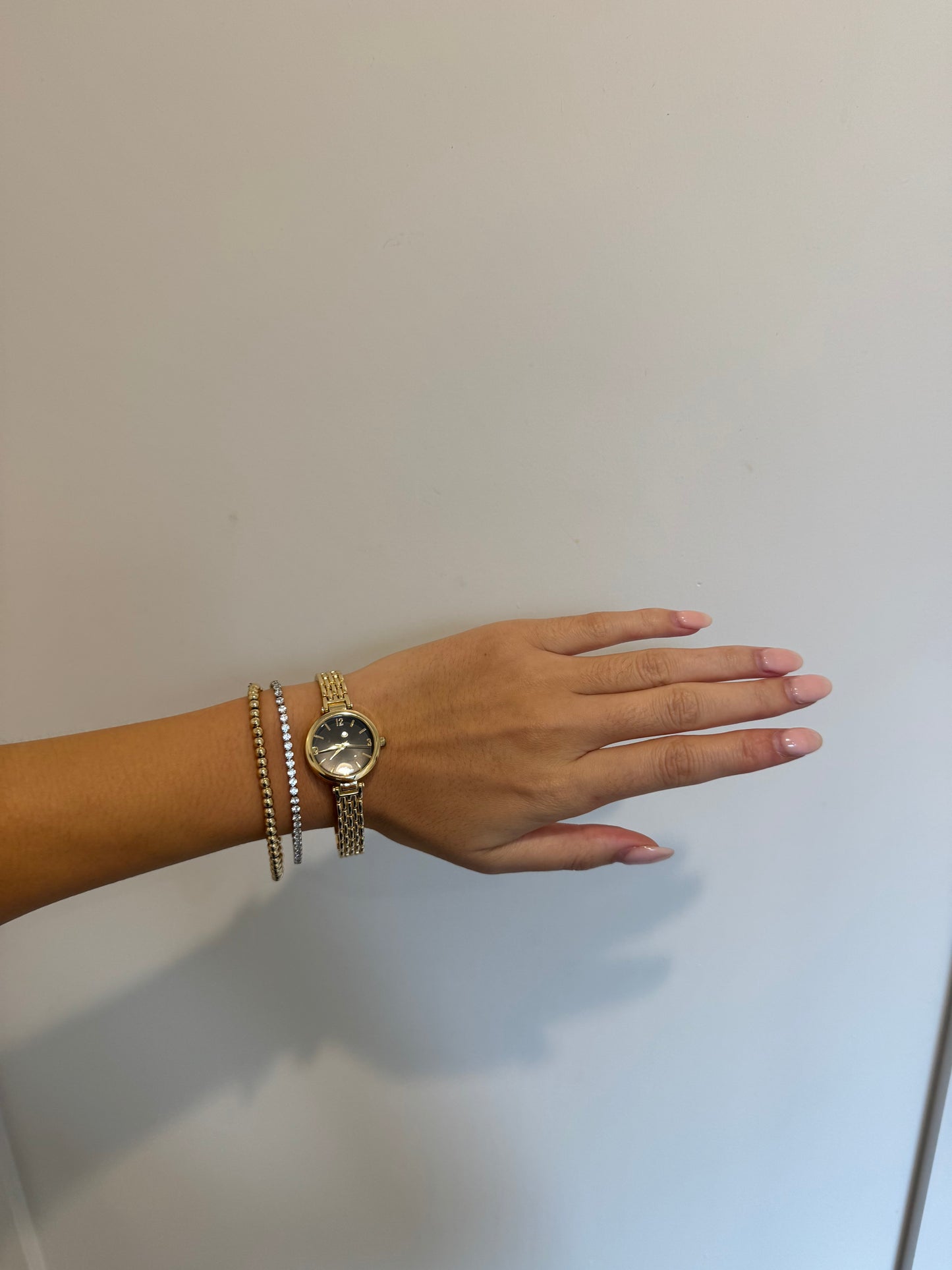 Circular Gold-Toned Watch