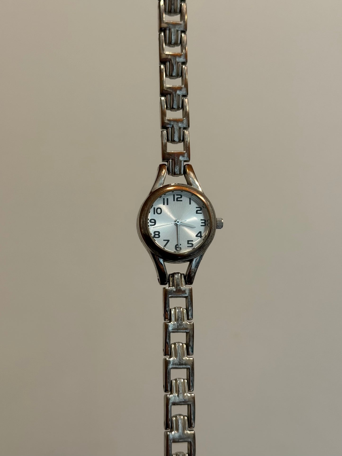 Classic Silver Toned Watch