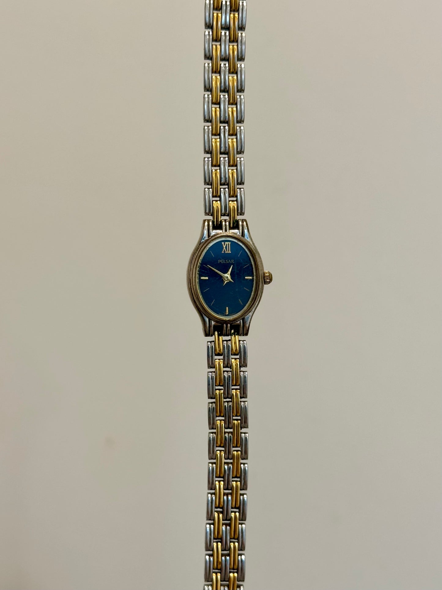 Dainty Pulsar Two-Toned Watch