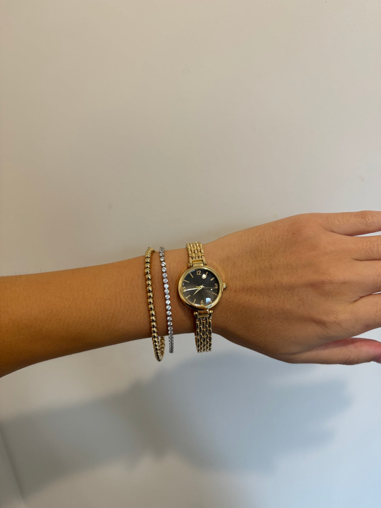 Circular Gold-Toned Watch