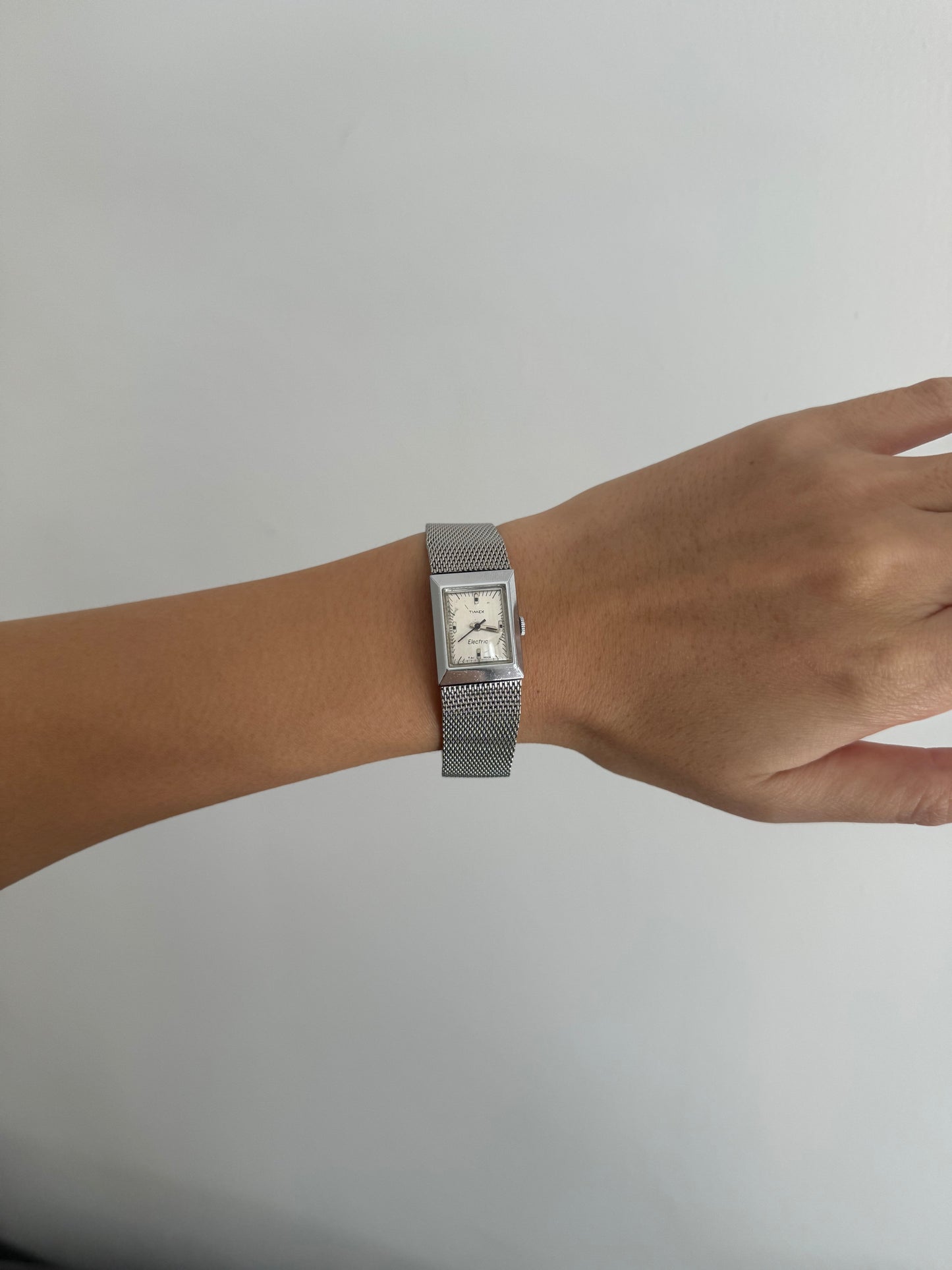 Timex Silver Toned Mesh Watch