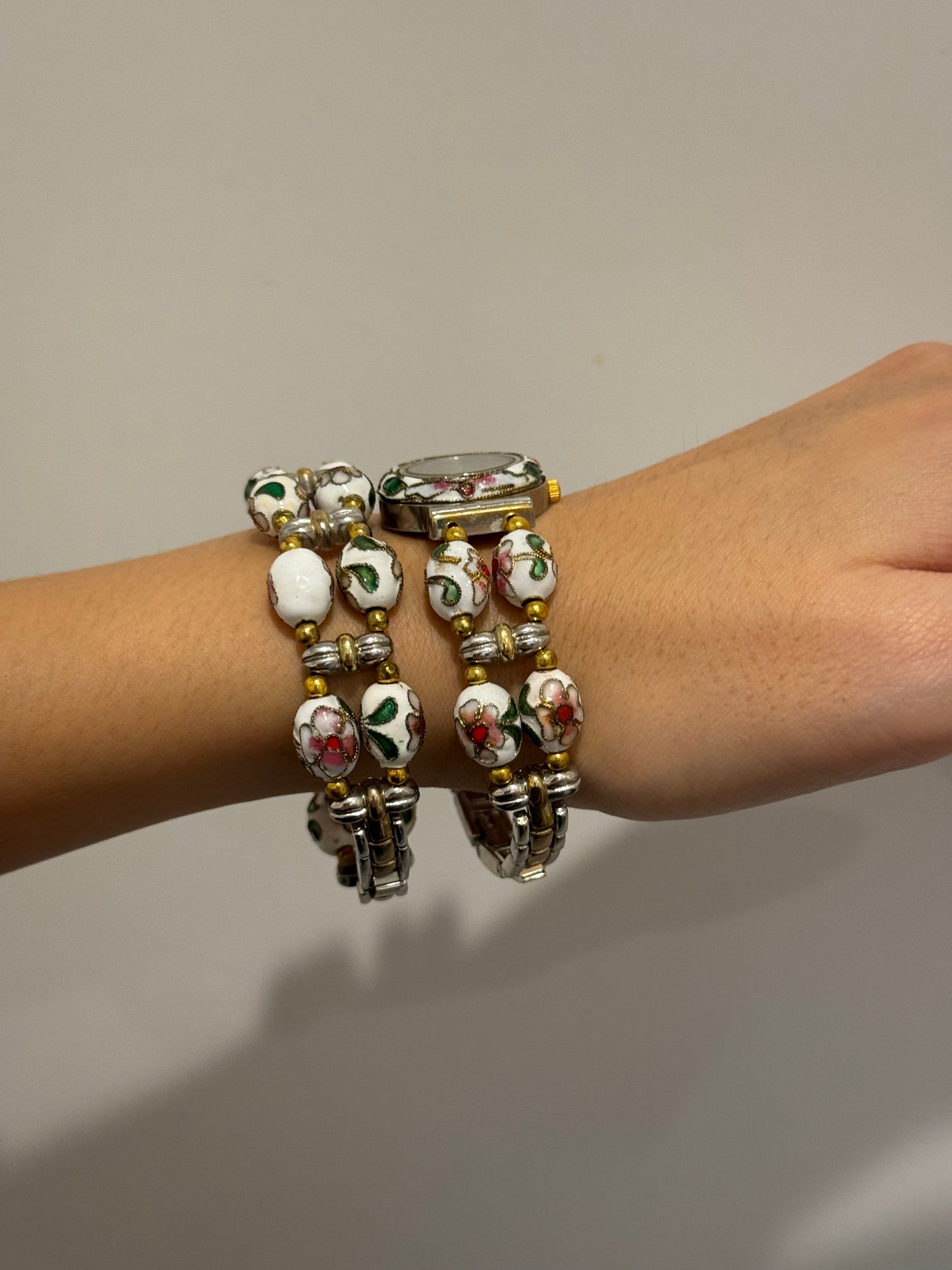 VERY RARE Dainty Flower Watch Set