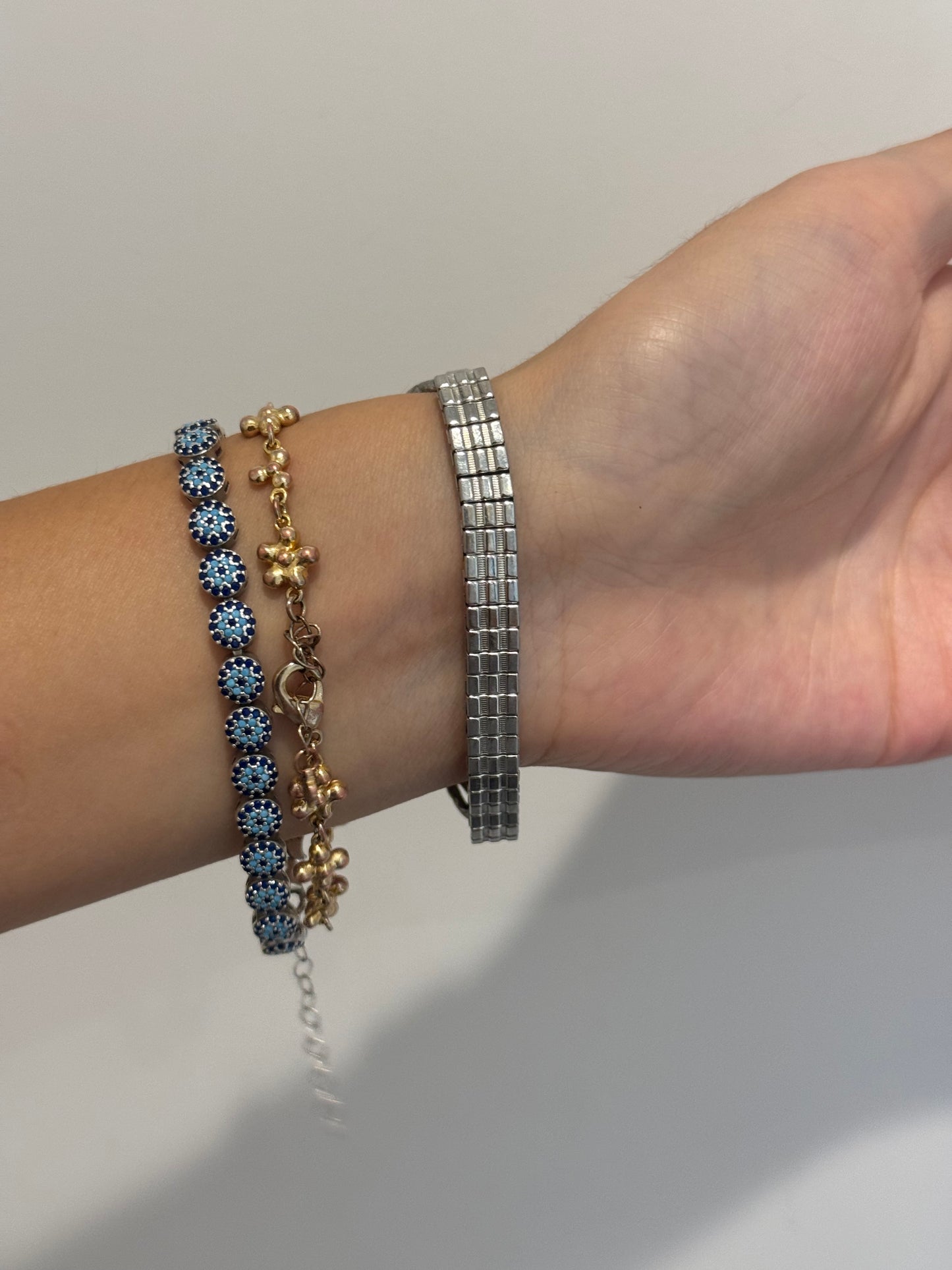 Dainty Circular Timex Gold Toned Expandable