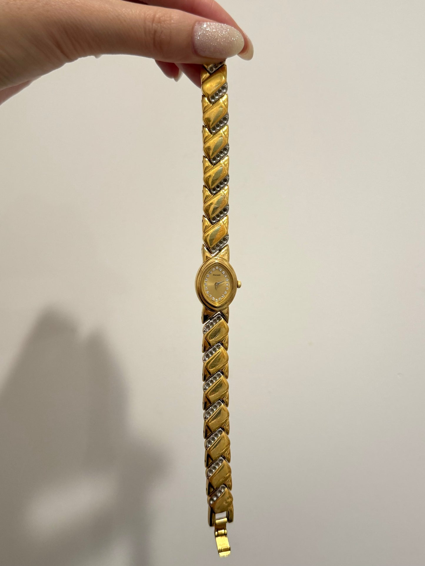 RARE Oval Pulsar with Diamond Dial