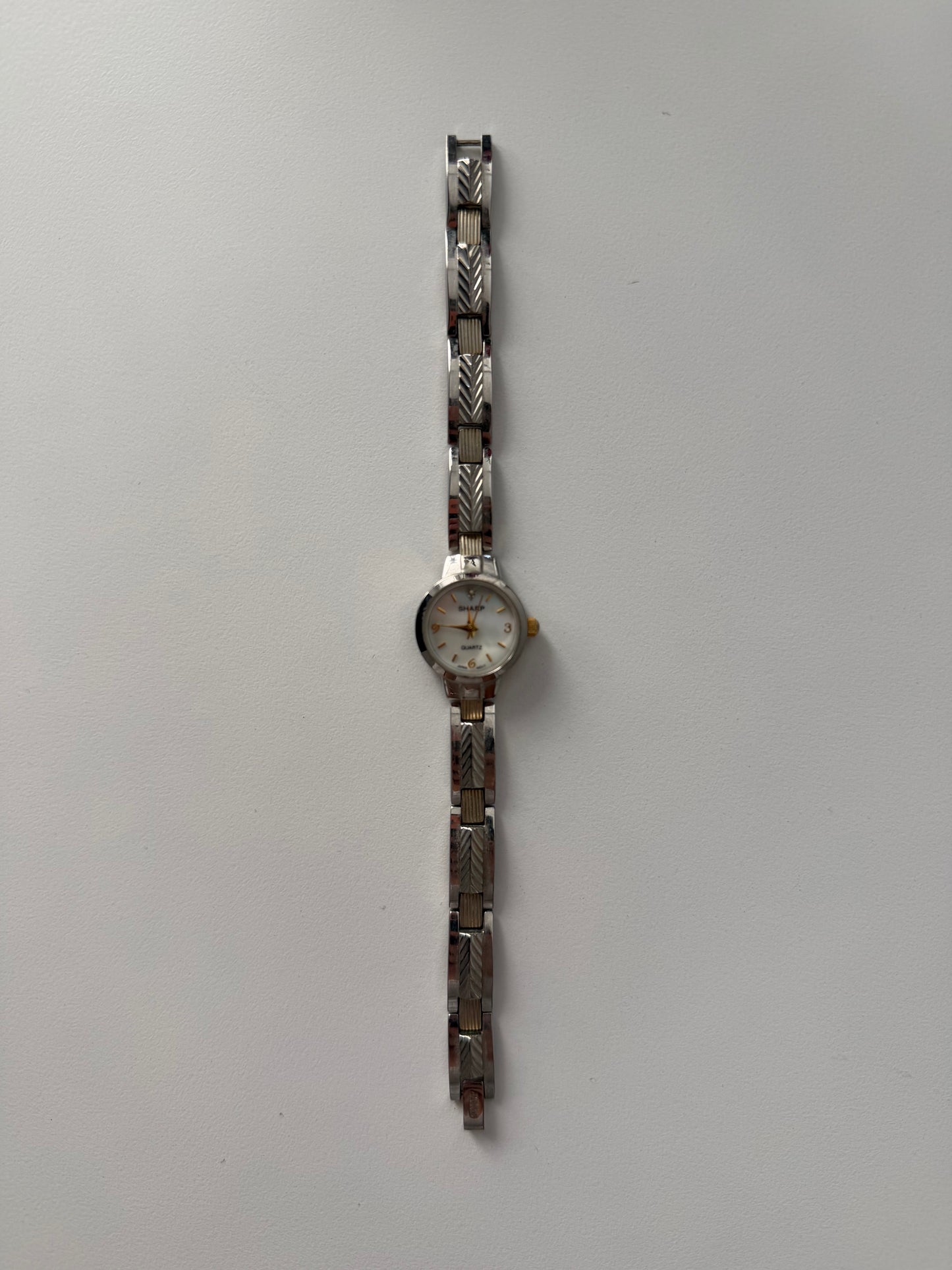 Sharp Dainty Silver Toned Watch