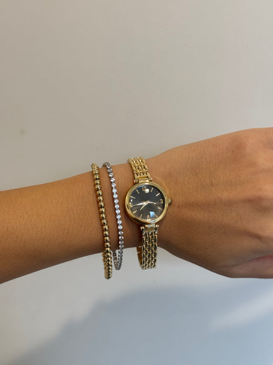 Circular Gold-Toned Watch