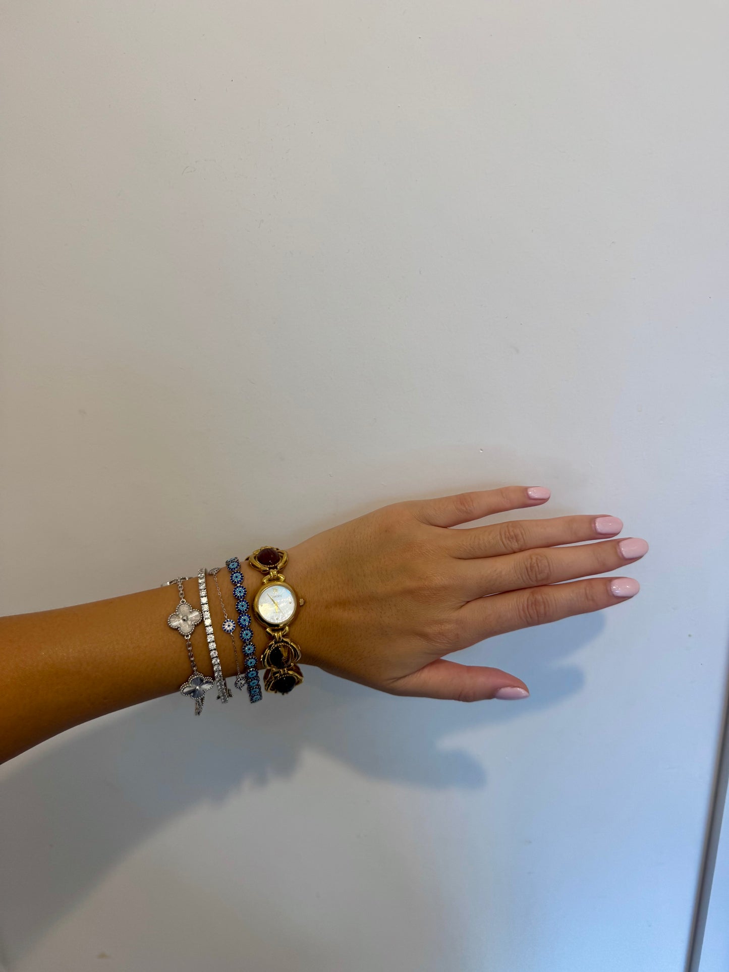 RARE Multi-Colored Scarab Gemstone Watch