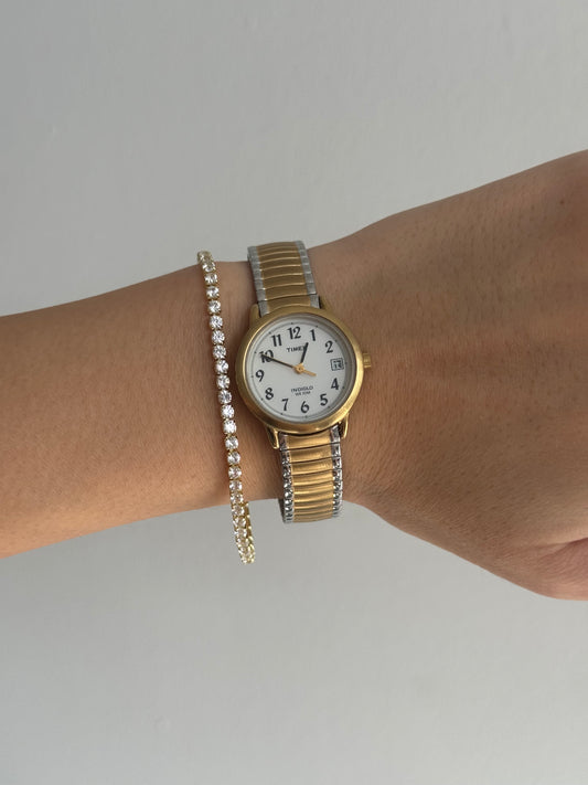 Dainty Timex Two-Toned Datejust Watch