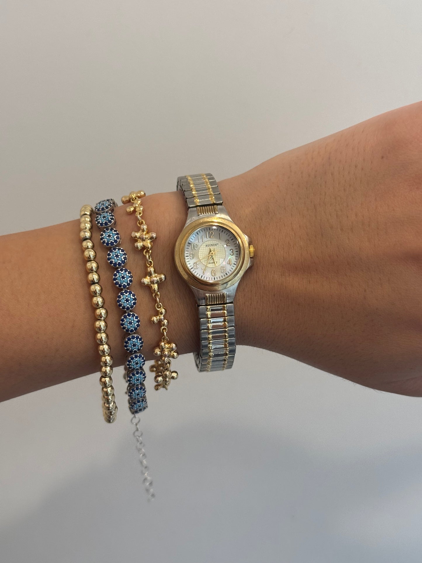 Dainty Two-Toned Expandable Watch