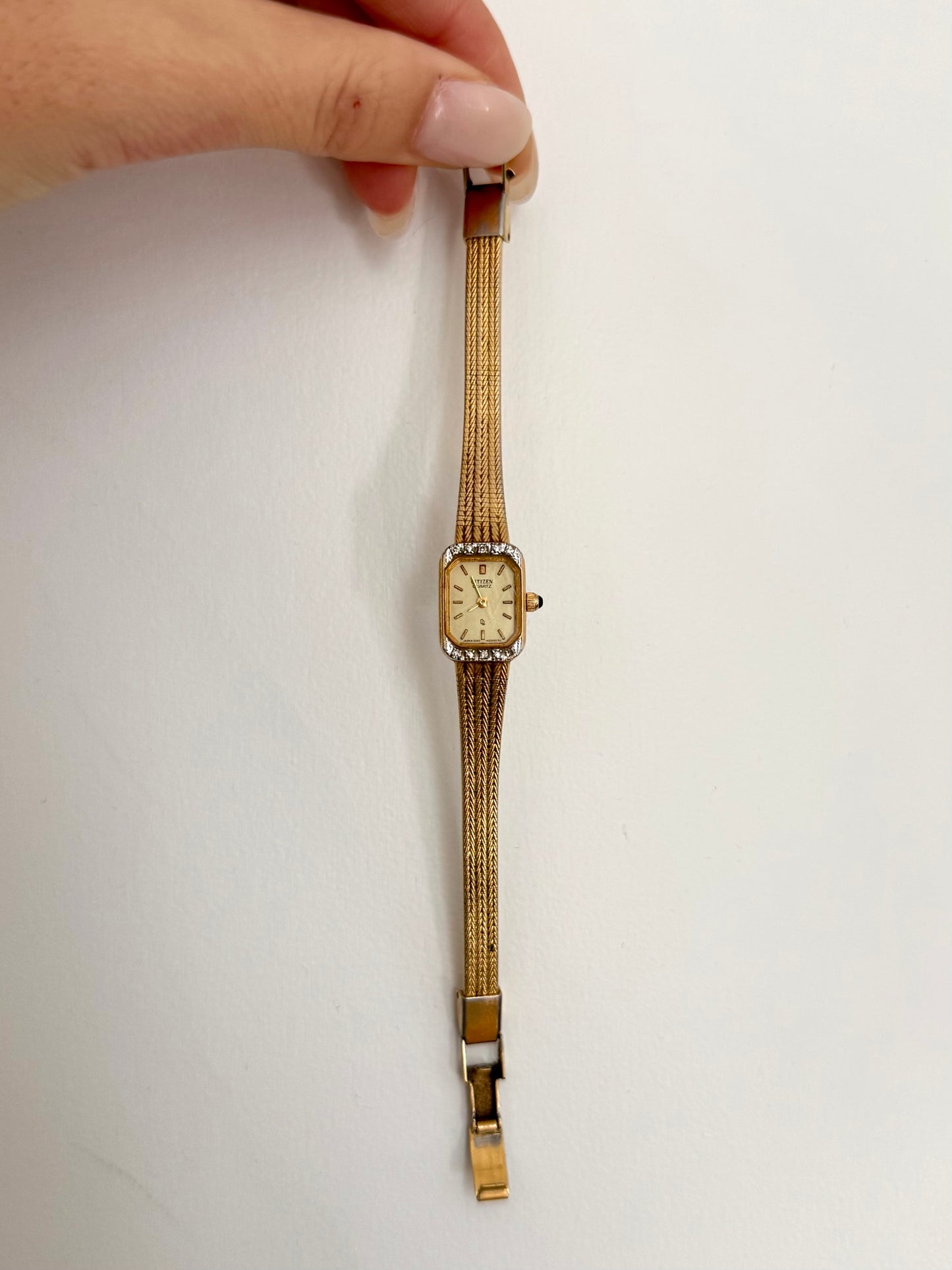 Dainty Gold Toned 60's Citizen Watch