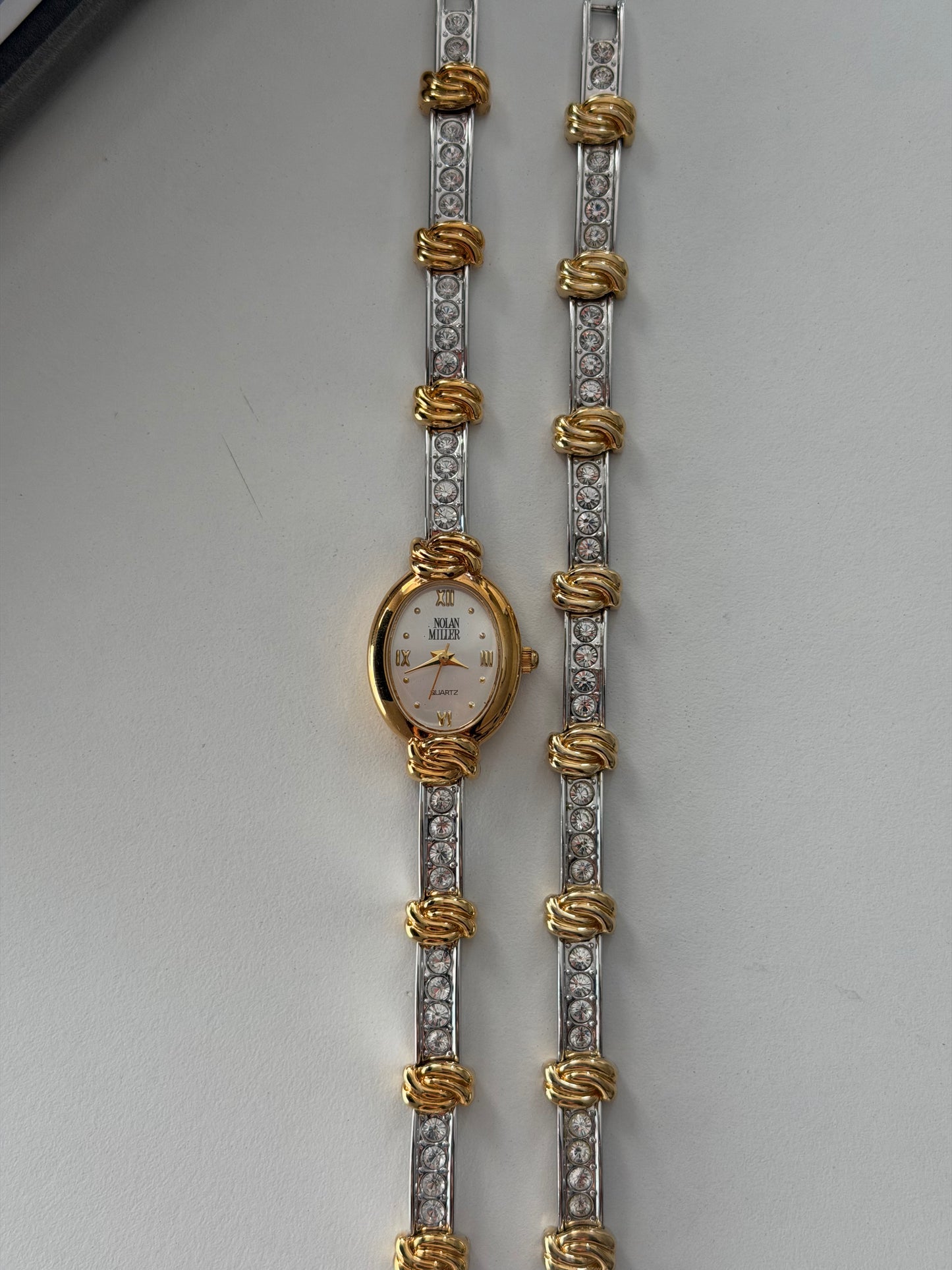 RARE Nolan Miller Watch and Bracelet Set