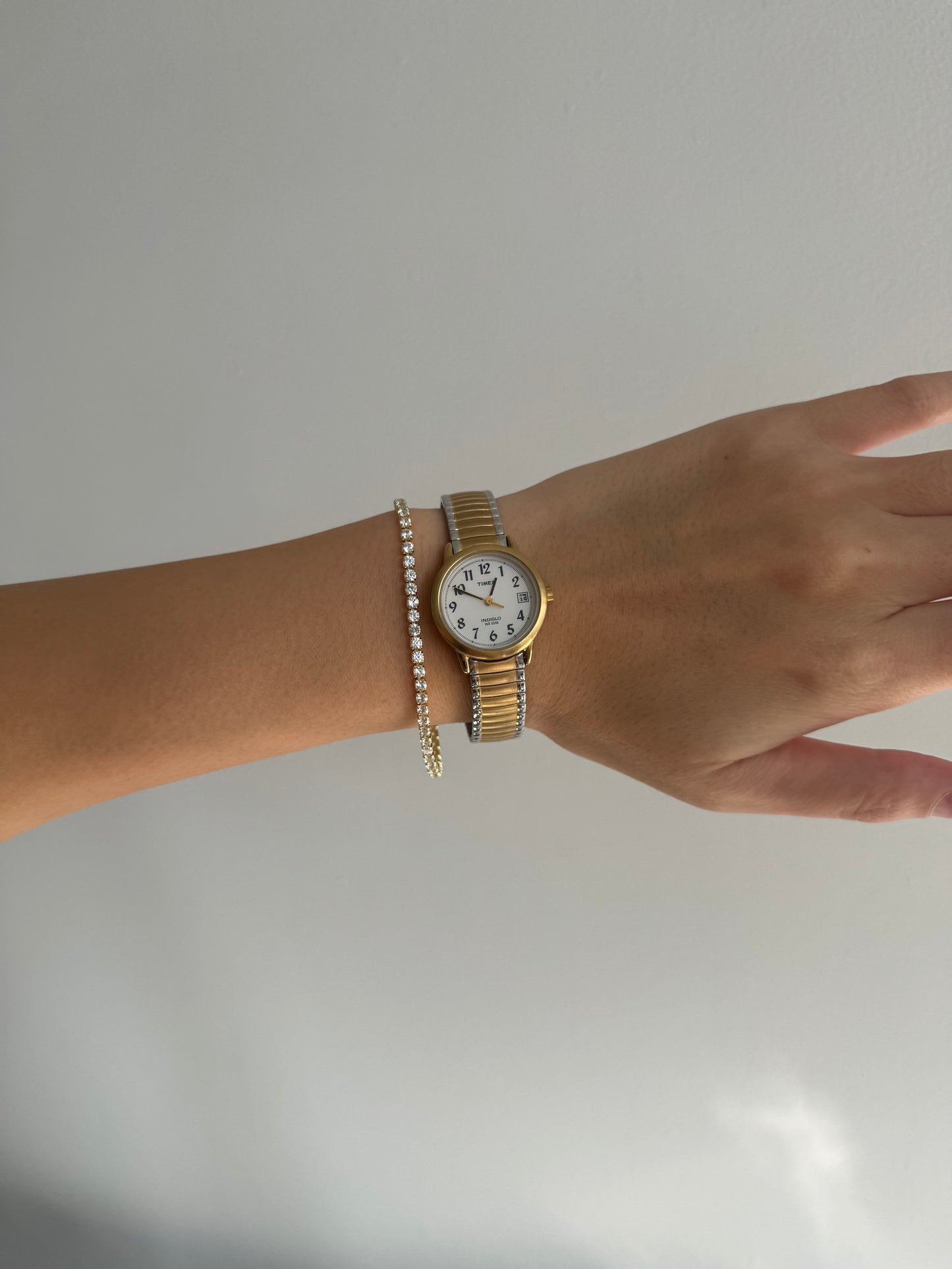 Dainty Timex Two-Toned Datejust Watch