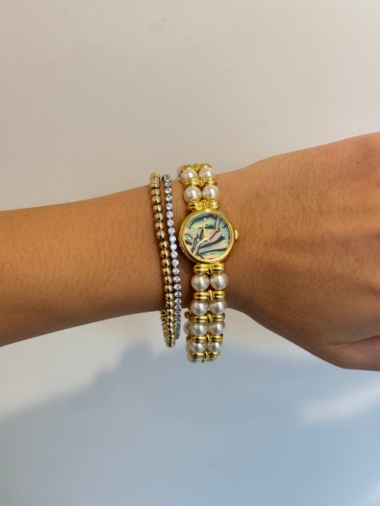 RARE Pearl Bracelet Watch