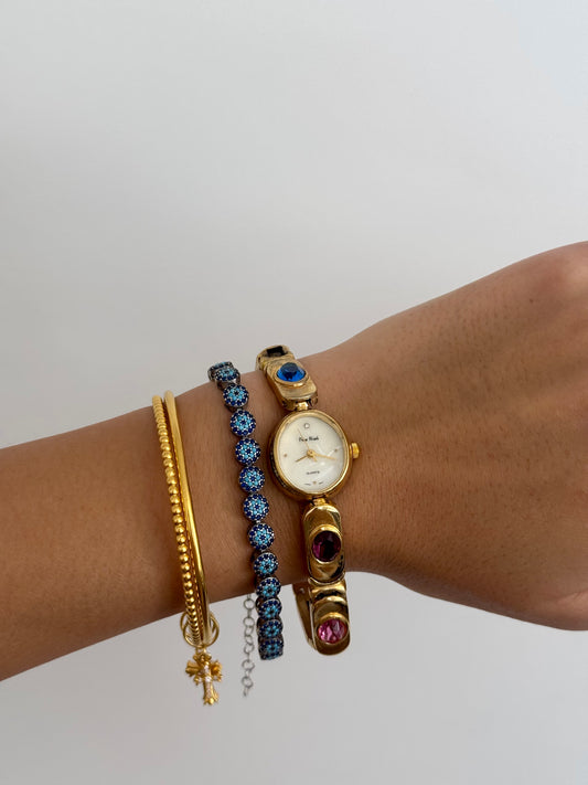 RARE Dainty Precious Gemstone Watch