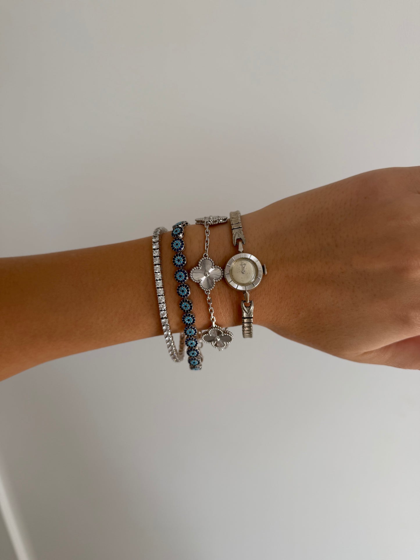 Dainty Elgin 14K Gold Expandable Watch