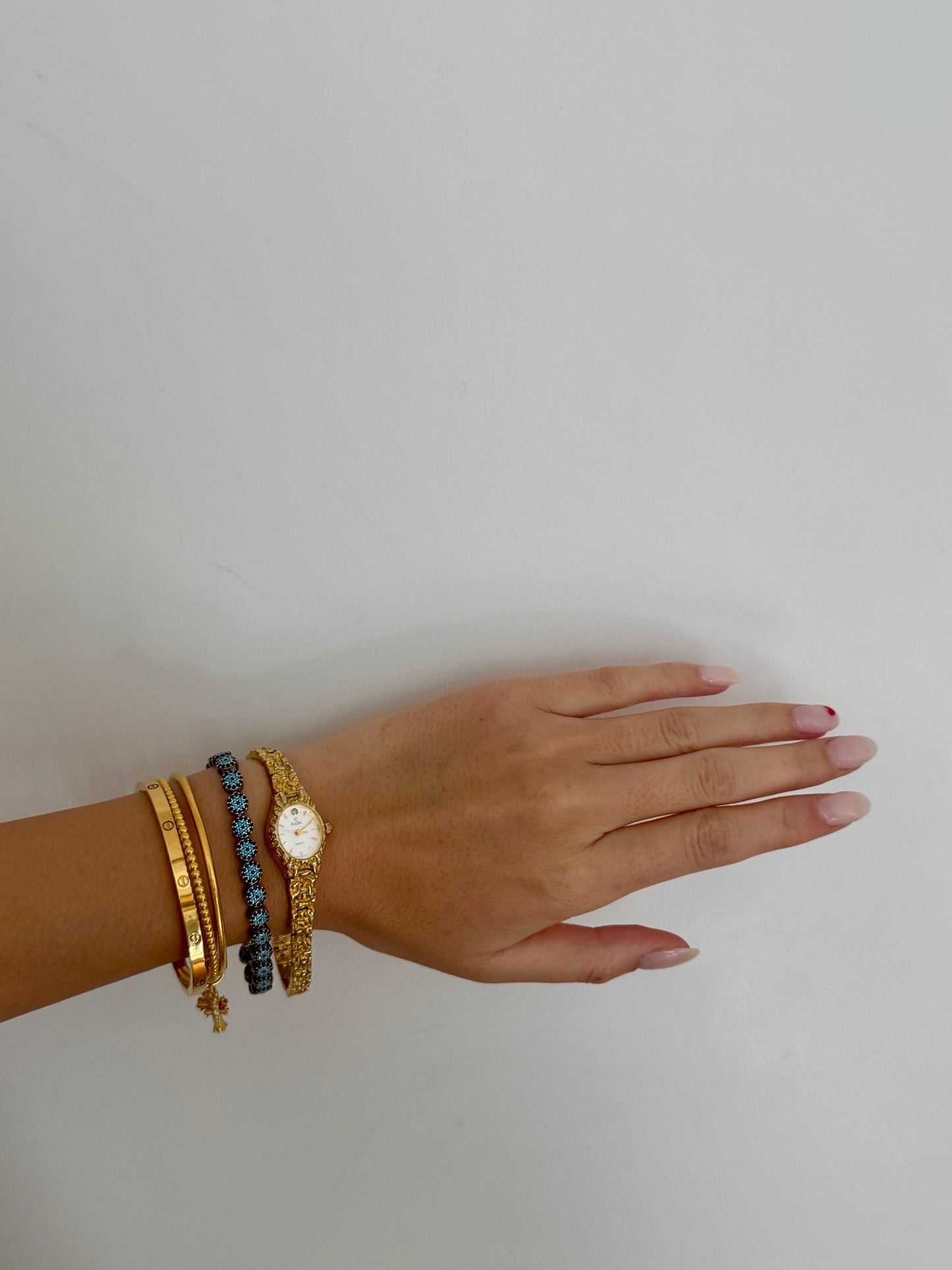 RARE Textured Gold Toned Watch