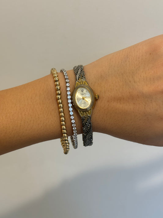 Dainty Two-Toned Watch