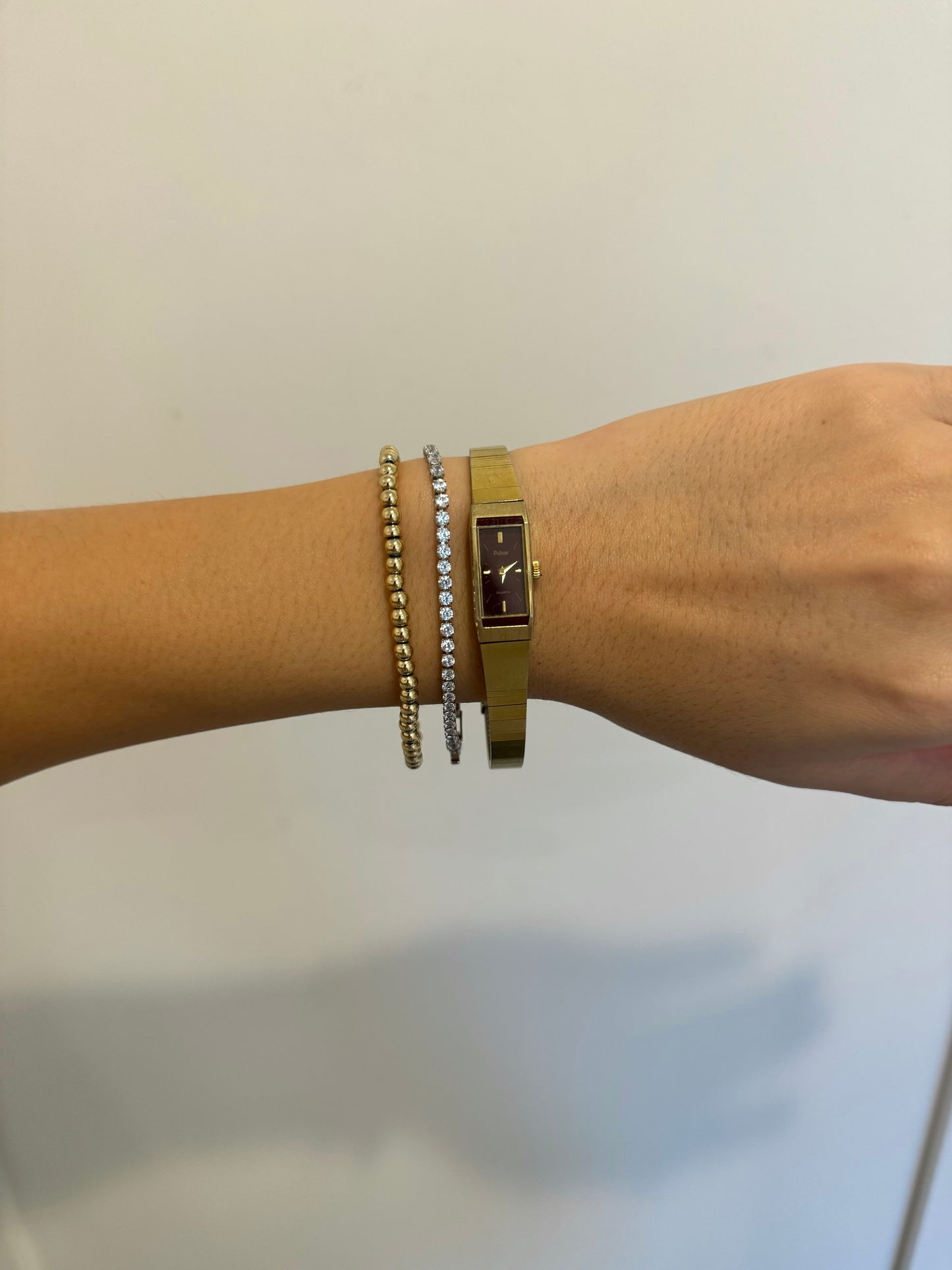 80's Pulsar Maroon Watch