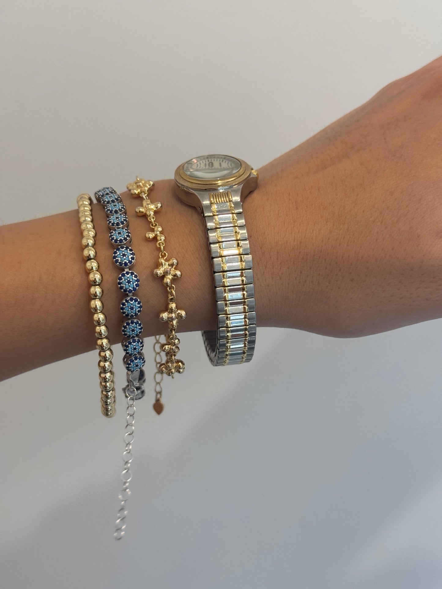 Dainty Two-Toned Expandable Watch