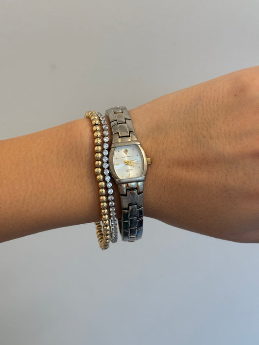 Dainty Silver Toned Watch
