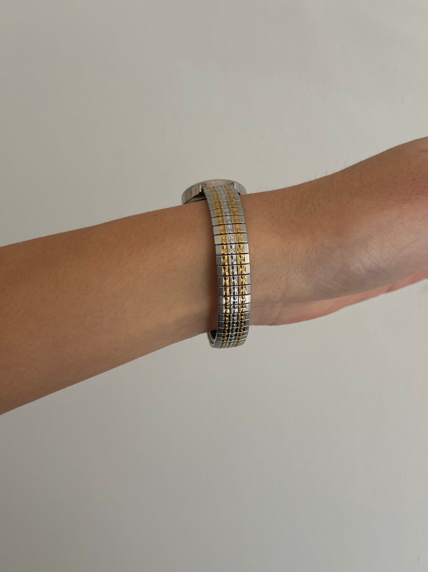 Two Toned Carriage Expandable Watch