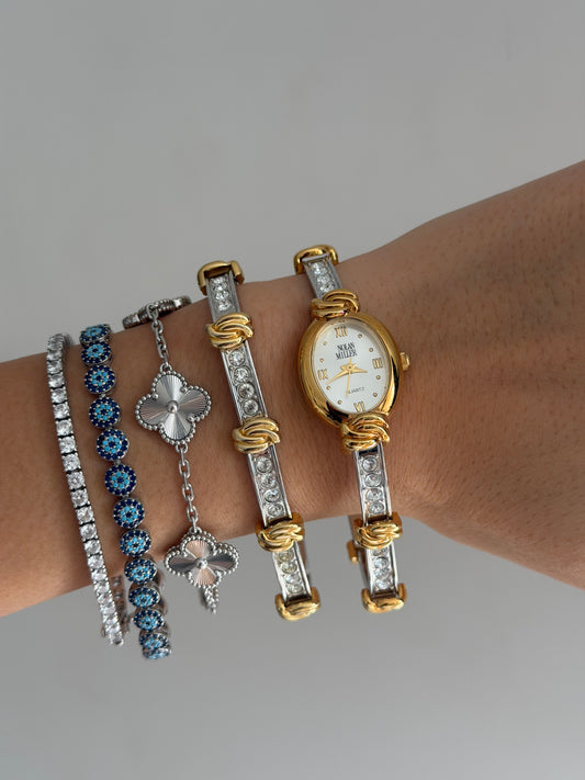 RARE Nolan Miller Watch and Bracelet Set