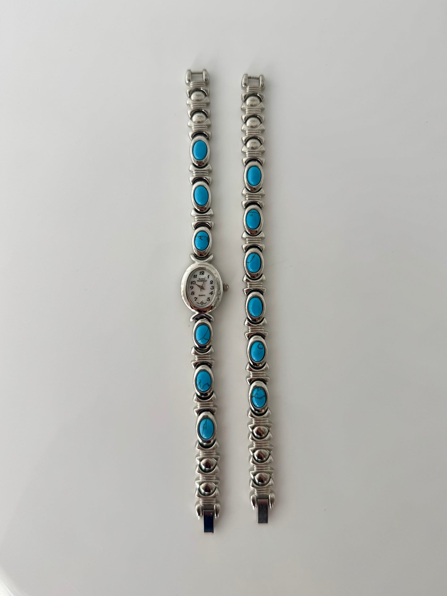 RARE Blue Stone/Cabochon Watch Set