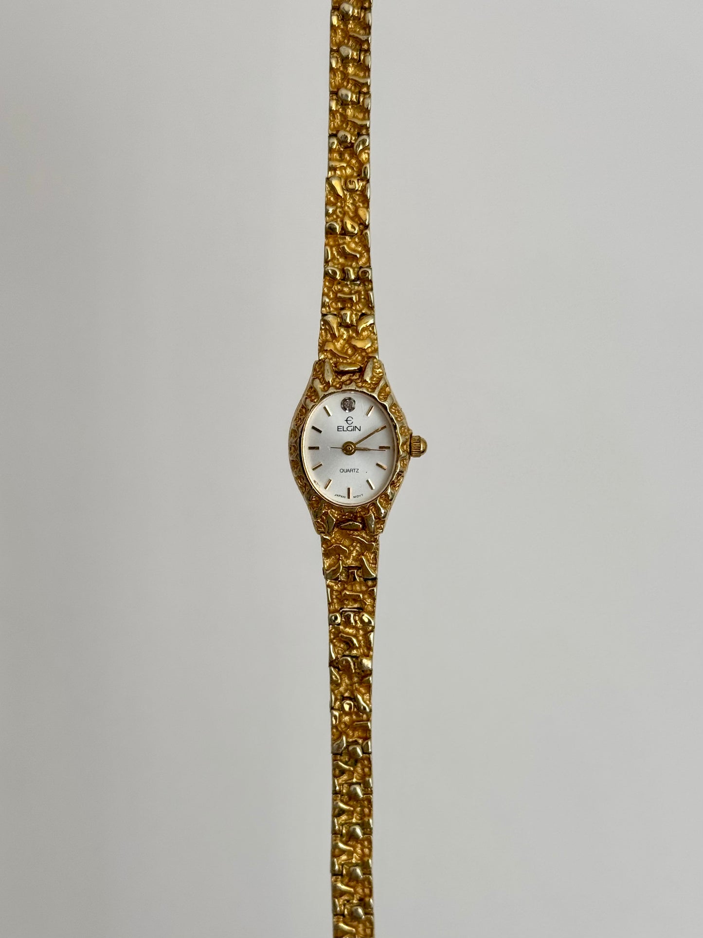 RARE Textured Gold Toned Watch