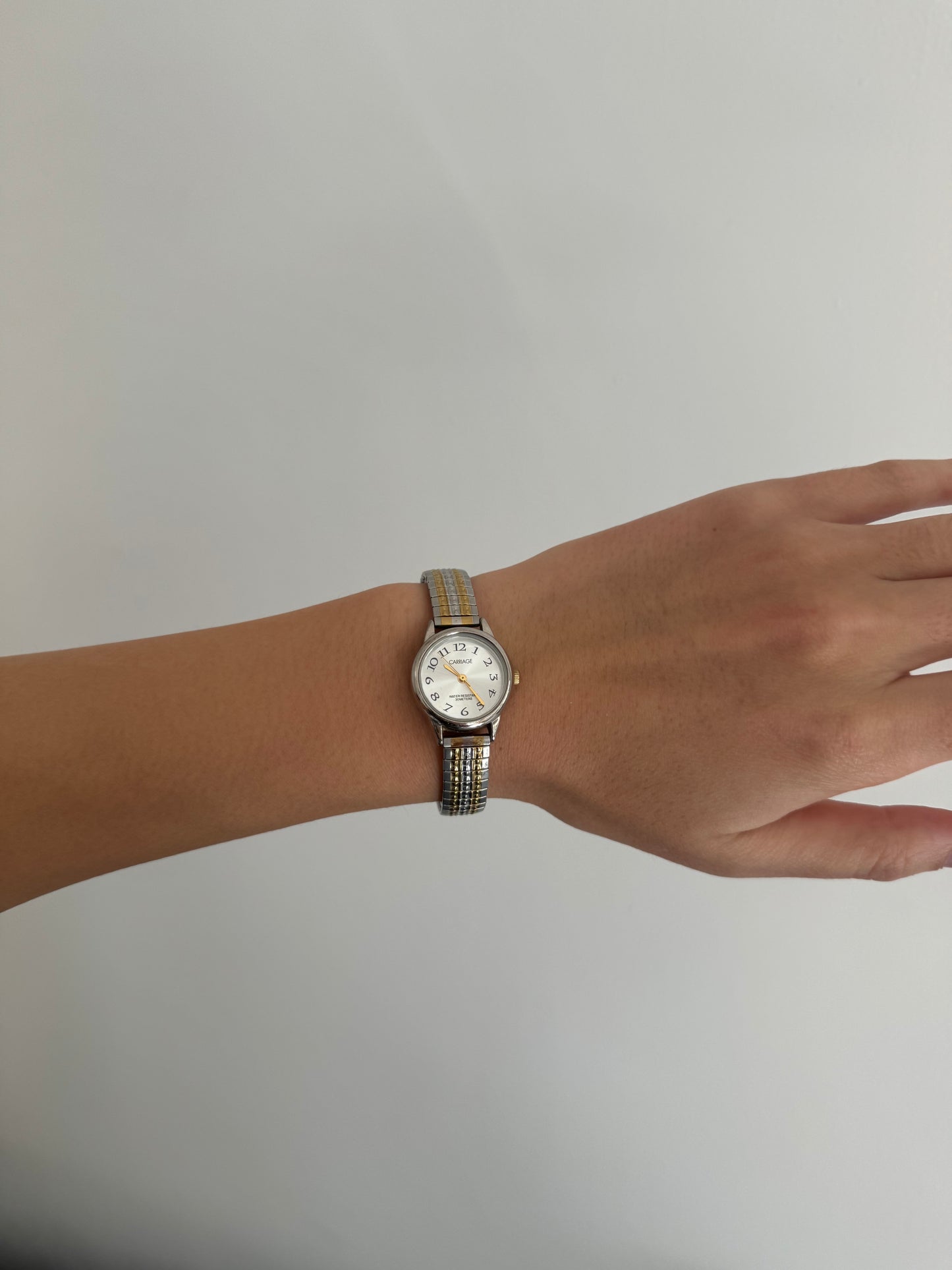 Two Toned Carriage Expandable Watch