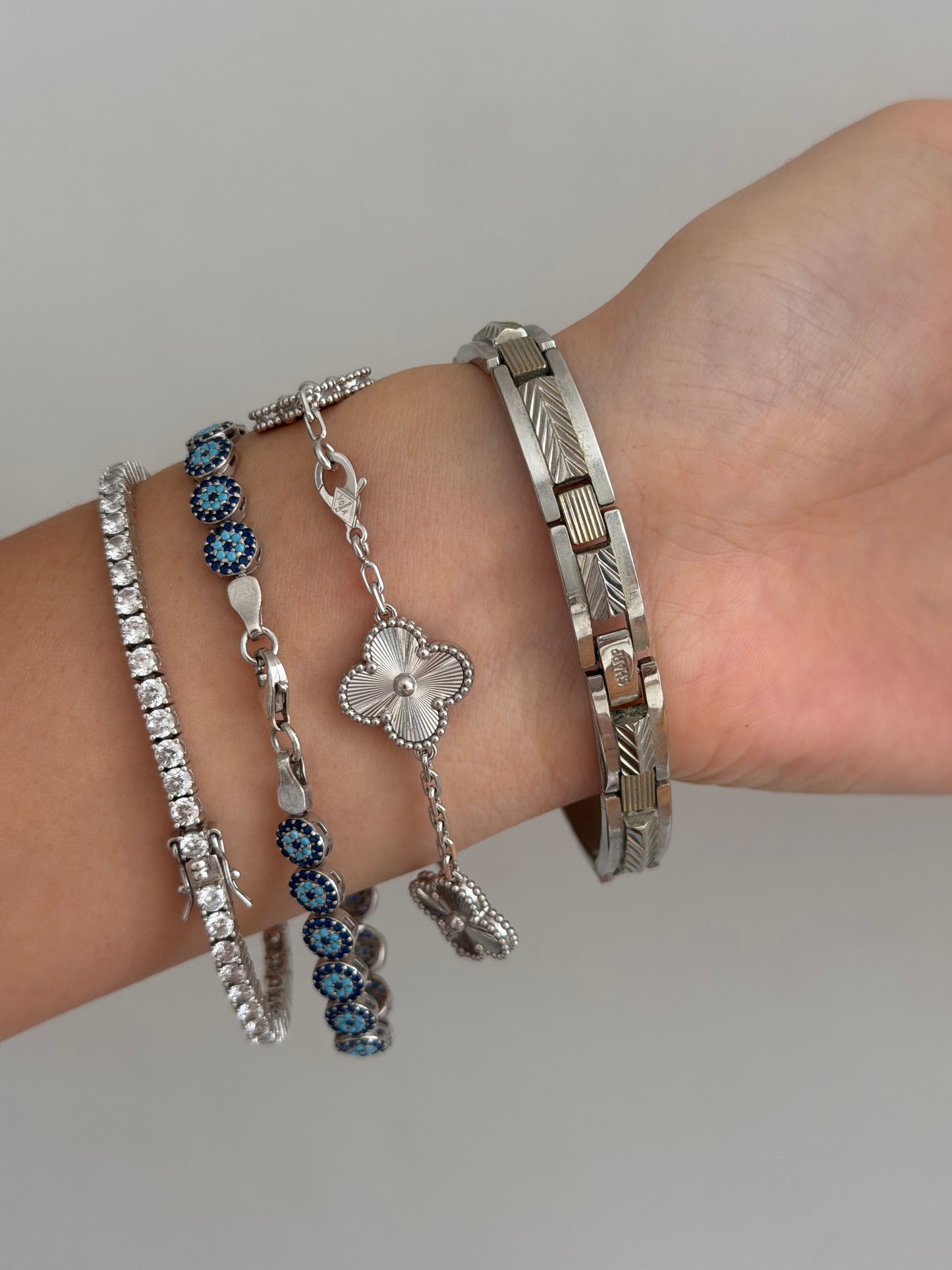 Sharp Dainty Silver Toned Watch