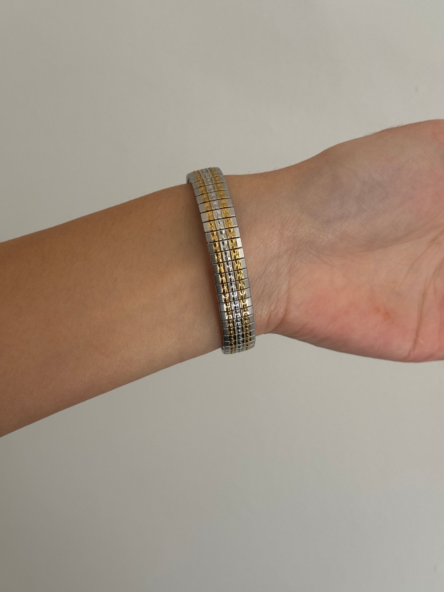 Two Toned Carriage Expandable Watch